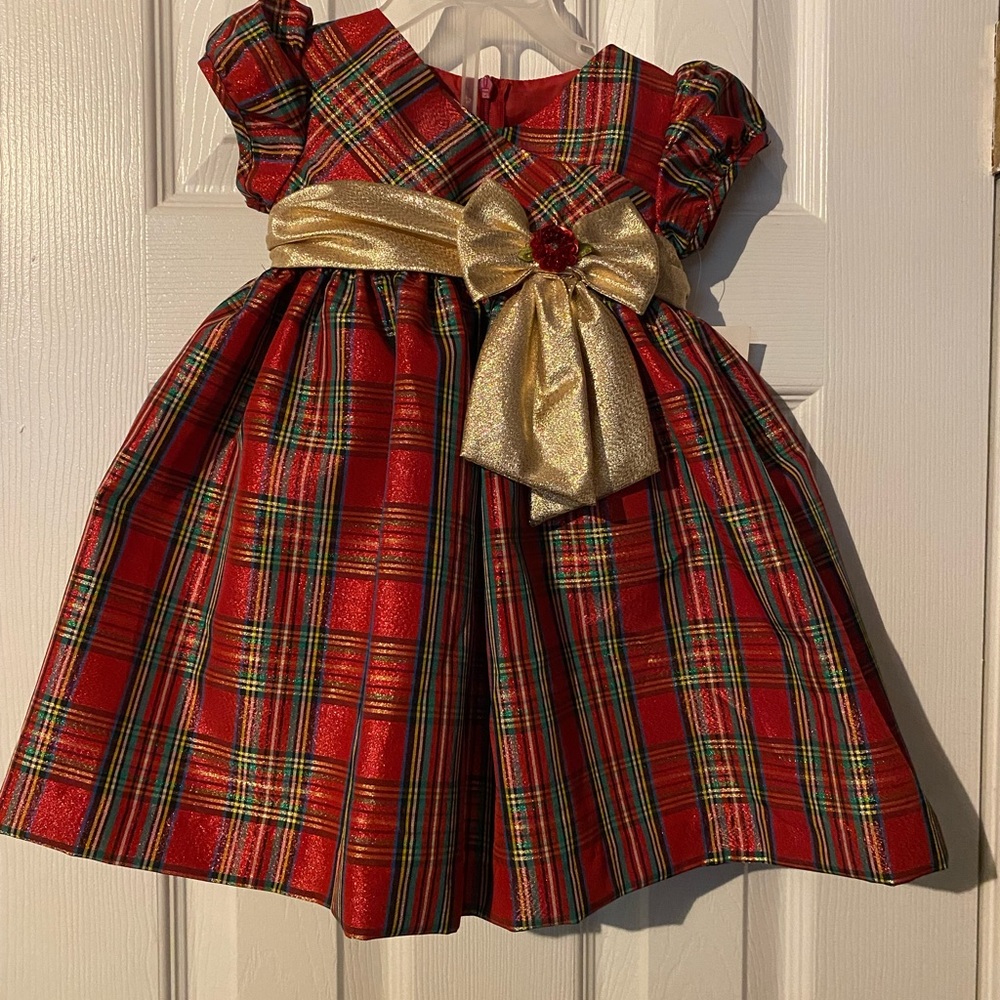 Bonnie Baby Infants Holiday Dress- 12 months